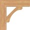Ekena Millwork Legacy Block Smooth Bracket, Western Red Cedar, 5 1/2"W x 26"D x 26"H BKT06X26X26LEC05SWR - alternate 4